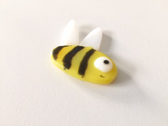Glass Bumble bee Brooch